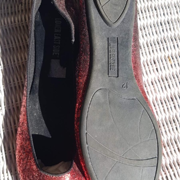 Sparkly Red Flats - Picture 2 of 2